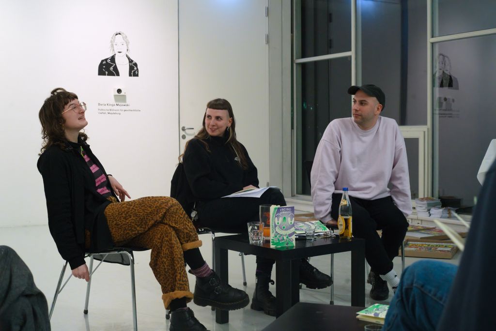 Pr&auml;sentation des Ohnmachts-Zine