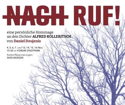 ALFRED KOLLERITSCH: NACH-RUF !