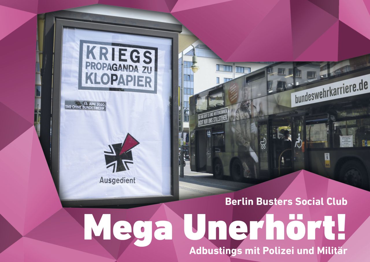 Mega Unerh&ouml;rt! Adbusting mit Polizei und Milit&auml;r