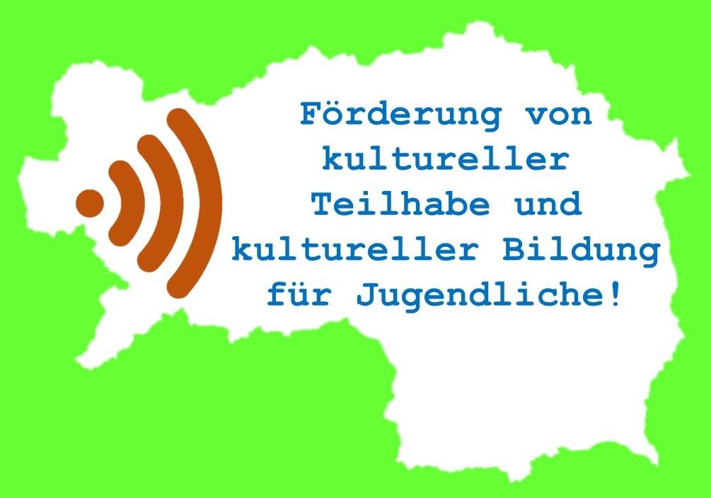 F&ouml;rderung von kultureller Teilhabe und Bildung f&uuml;r Jugendliche