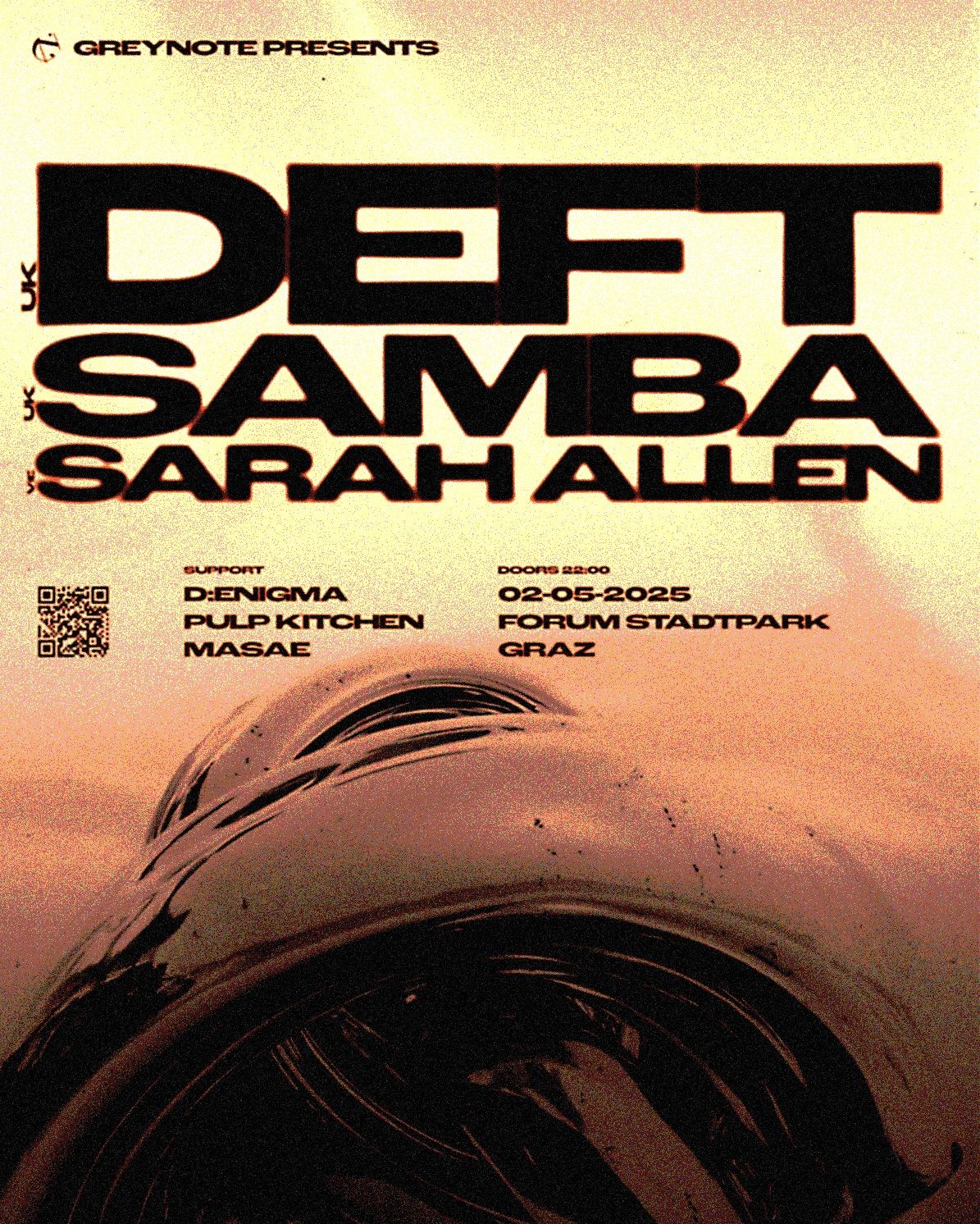 GREYNOTE pres. DEFT / SAMBA / SARAH ALLEN