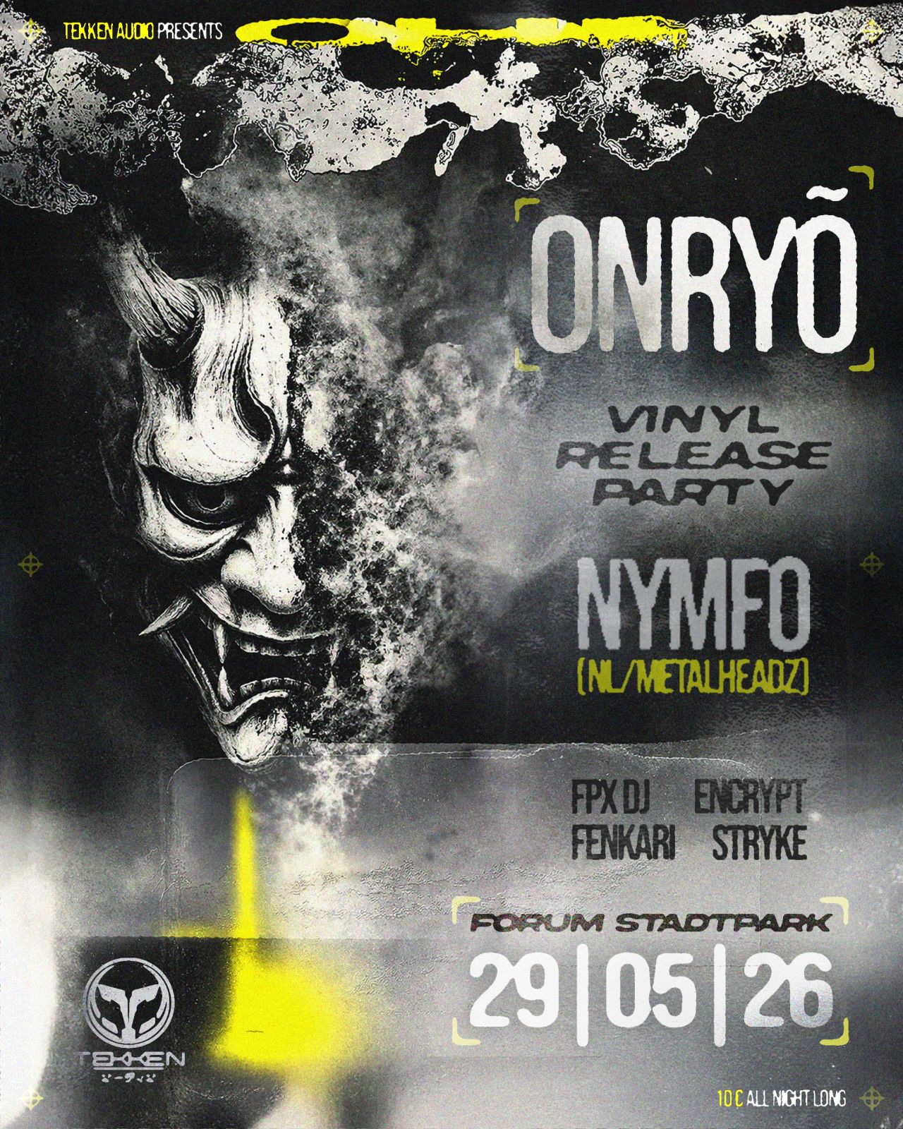 Onryō Vinyl Release Party w/ Nymfo
