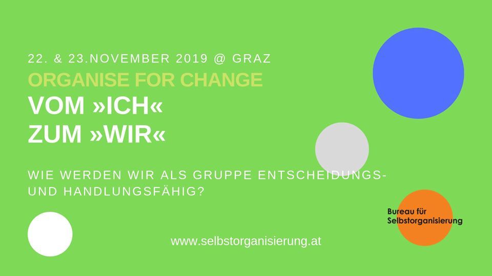 Vom „Ich“ zum „Wir“: Arbeiten in und mit selbstorganisierten Gruppen