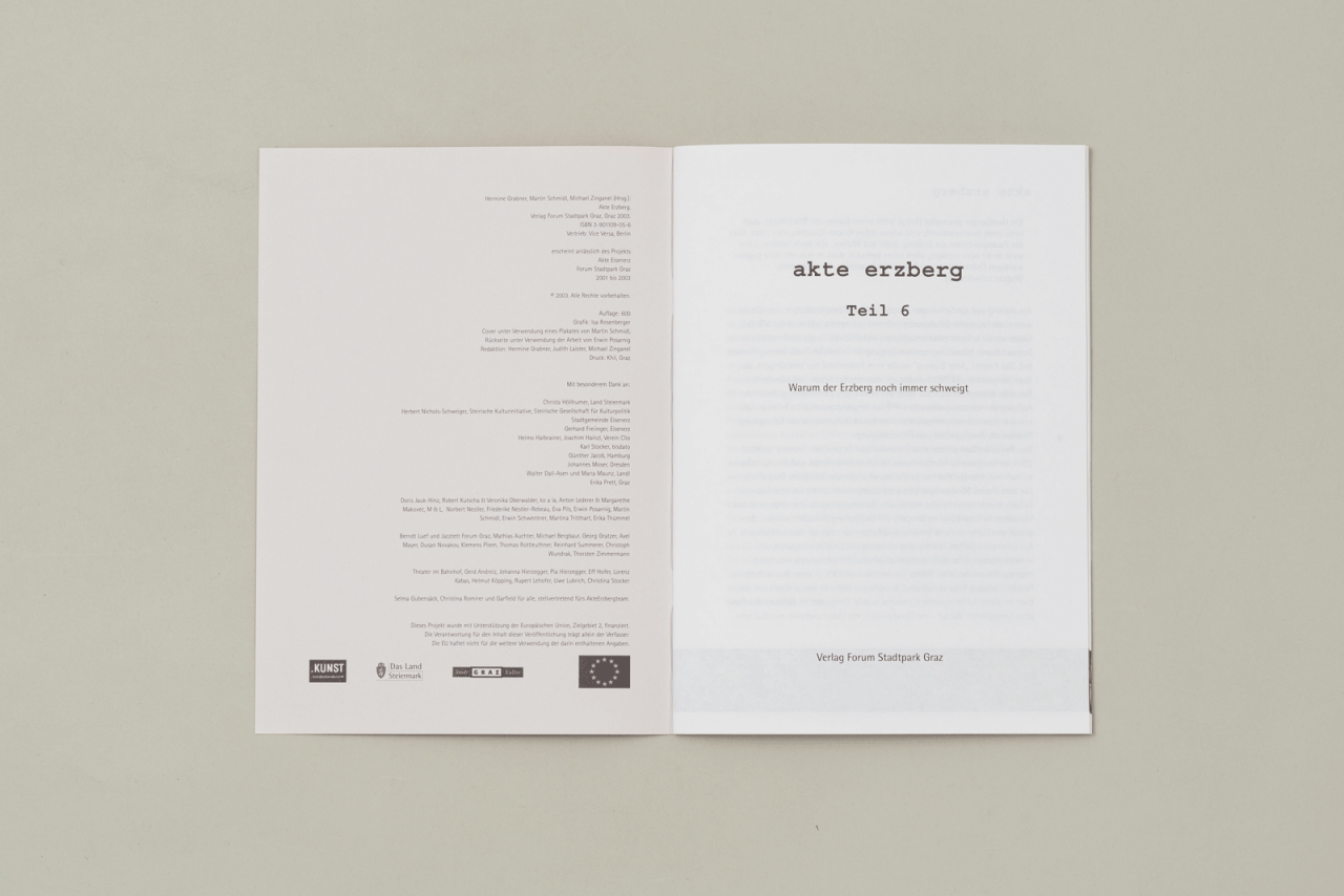 akte erzberg. Teil 6. Warum der Erzberg noch immer schweigt