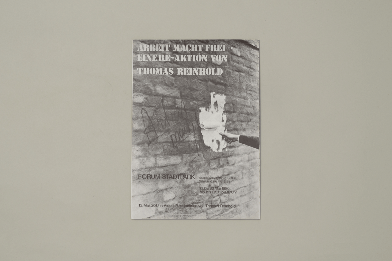 Arbeit macht frei &ndash; eine Re-Aktion von Thomas Reinhold