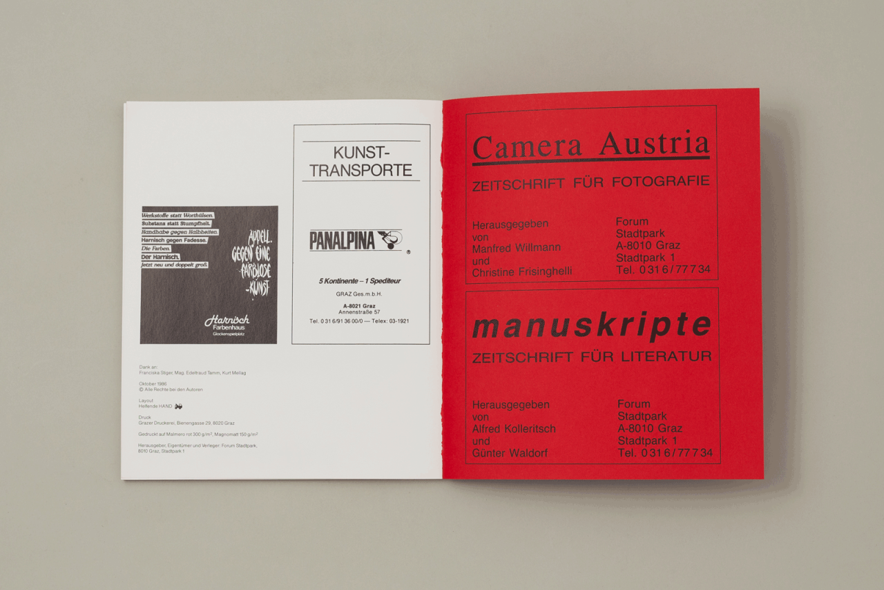 Forum Stadtpark Graz in der Städtischen Galerie Rosenheim. Ein schrecklicher Traum