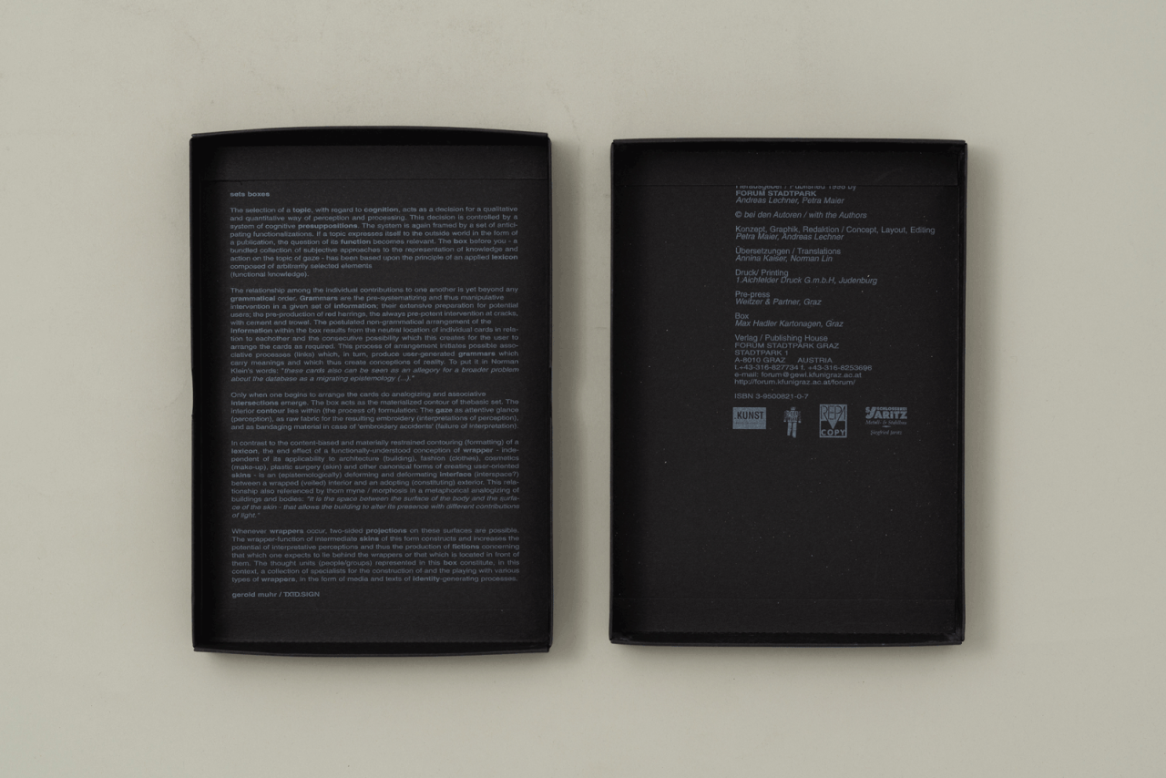 GAZE 01. METONYMIE. REMOTE SENSING