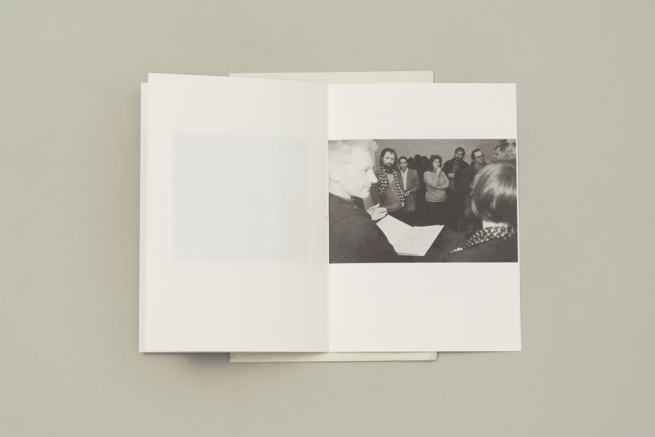 K. Arbeit an der Skulptur f&uuml;r nichts anderes und niemand als uns selbst, auch nicht f&uuml;r die Kunst &ndash; Harmut Skerbisch