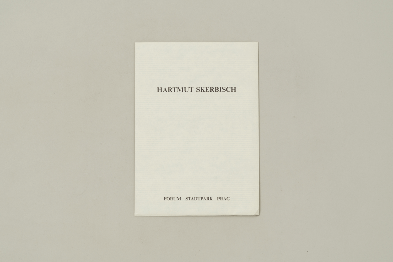 K. Arbeit an der Skulptur f&uuml;r nichts anderes und niemand als uns selbst, auch nicht f&uuml;r die Kunst &ndash; Harmut Skerbisch