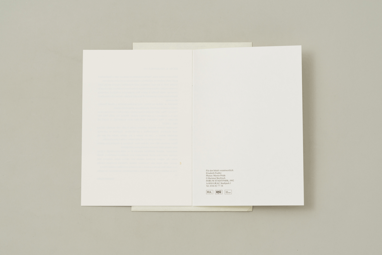 K. Arbeit an der Skulptur für nichts anderes und niemand als uns selbst, auch nicht für die Kunst – Harmut Skerbisch