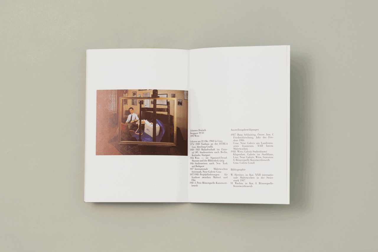 Johannes Deutsch. Der konstruierte Inhalt. Ölbilder