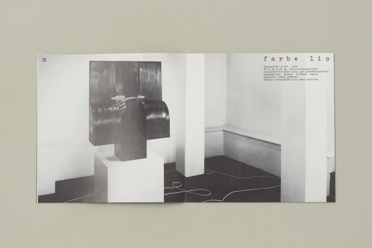 klaus reisinger 1984. installationen mit objekten aus den letzten zwei jahren