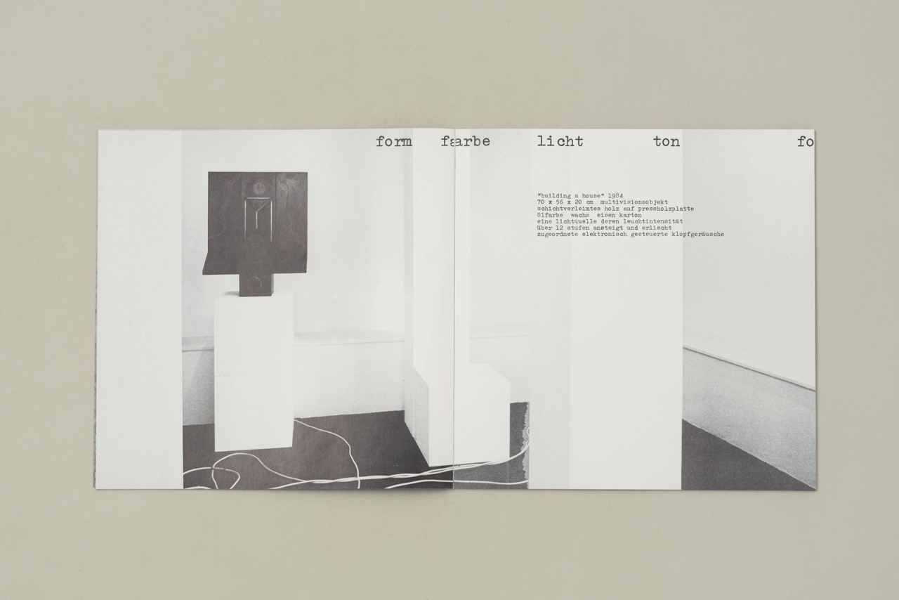 klaus reisinger 1984. installationen mit objekten aus den letzten zwei jahren