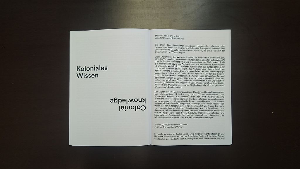 Koloniale Verstrickungen. Ein literarisch-politischer Stadtspaziergang