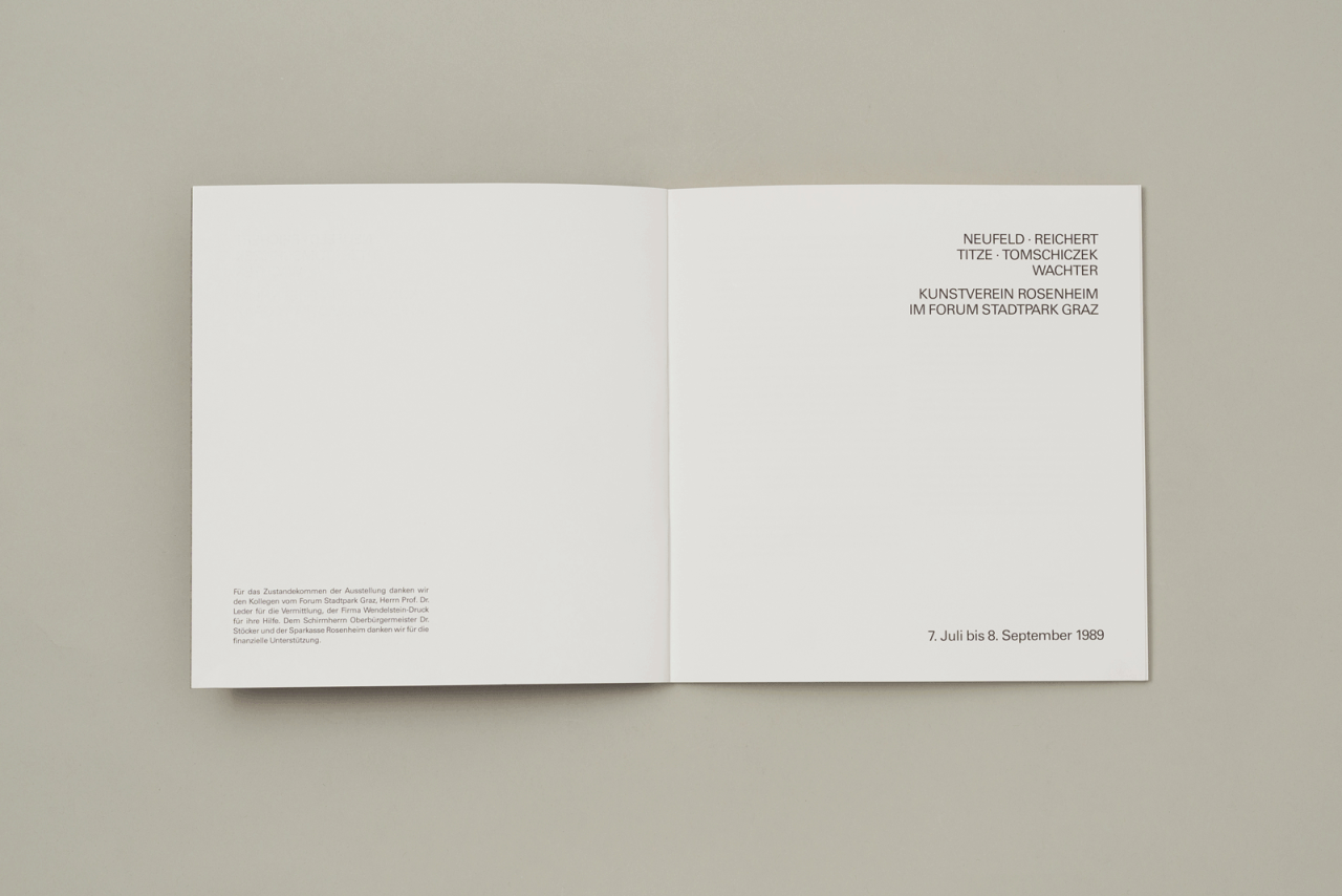 Mitten im Sommerloch 7.7. - 8.9.1989