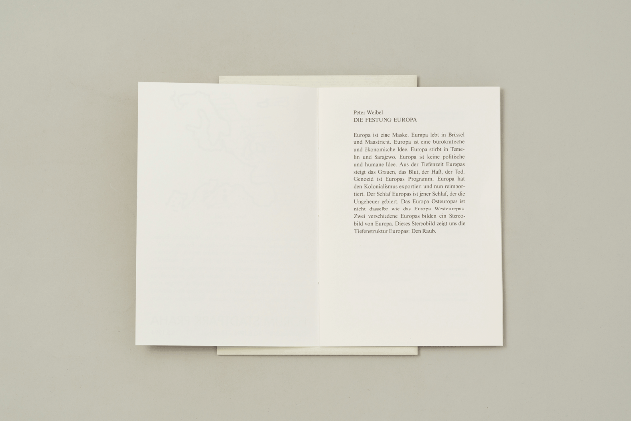 PEVNOST EVROPA. Die Festung Europa - Peter Weibel