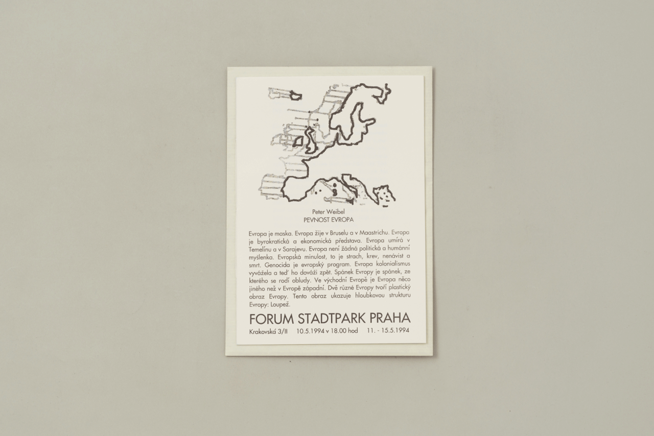 PEVNOST EVROPA. Die Festung Europa - Peter Weibel