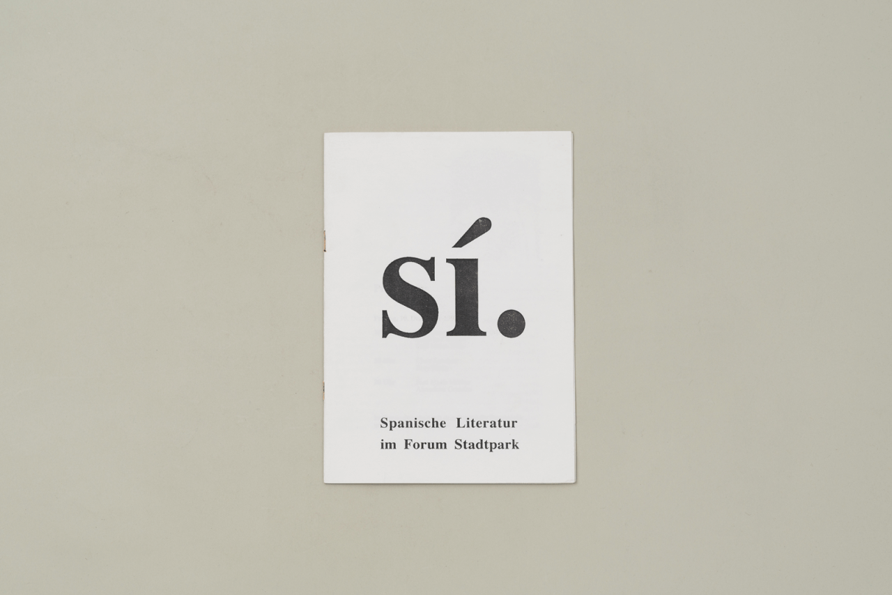 sí. Spanische Literatur im Forum Stadtpark