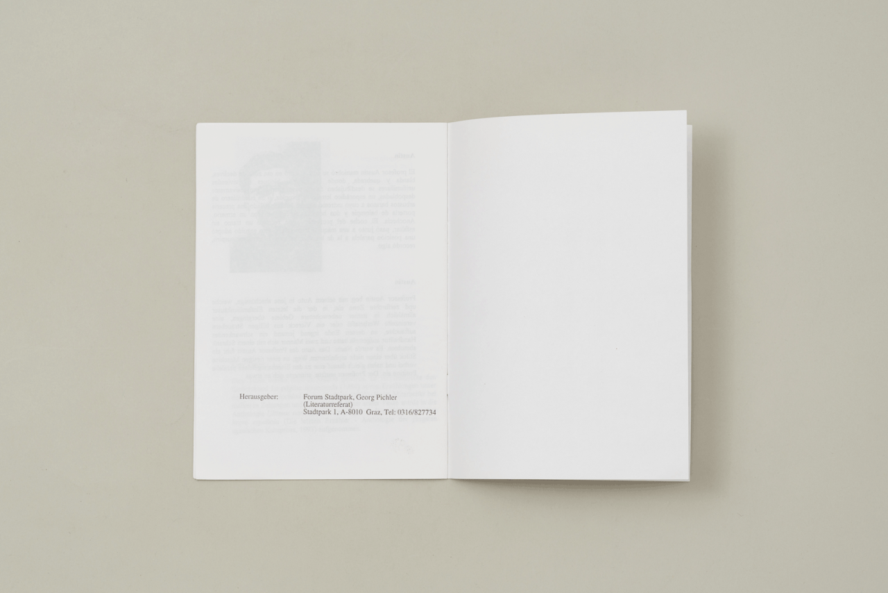 s&iacute;. Spanische Literatur im Forum Stadtpark