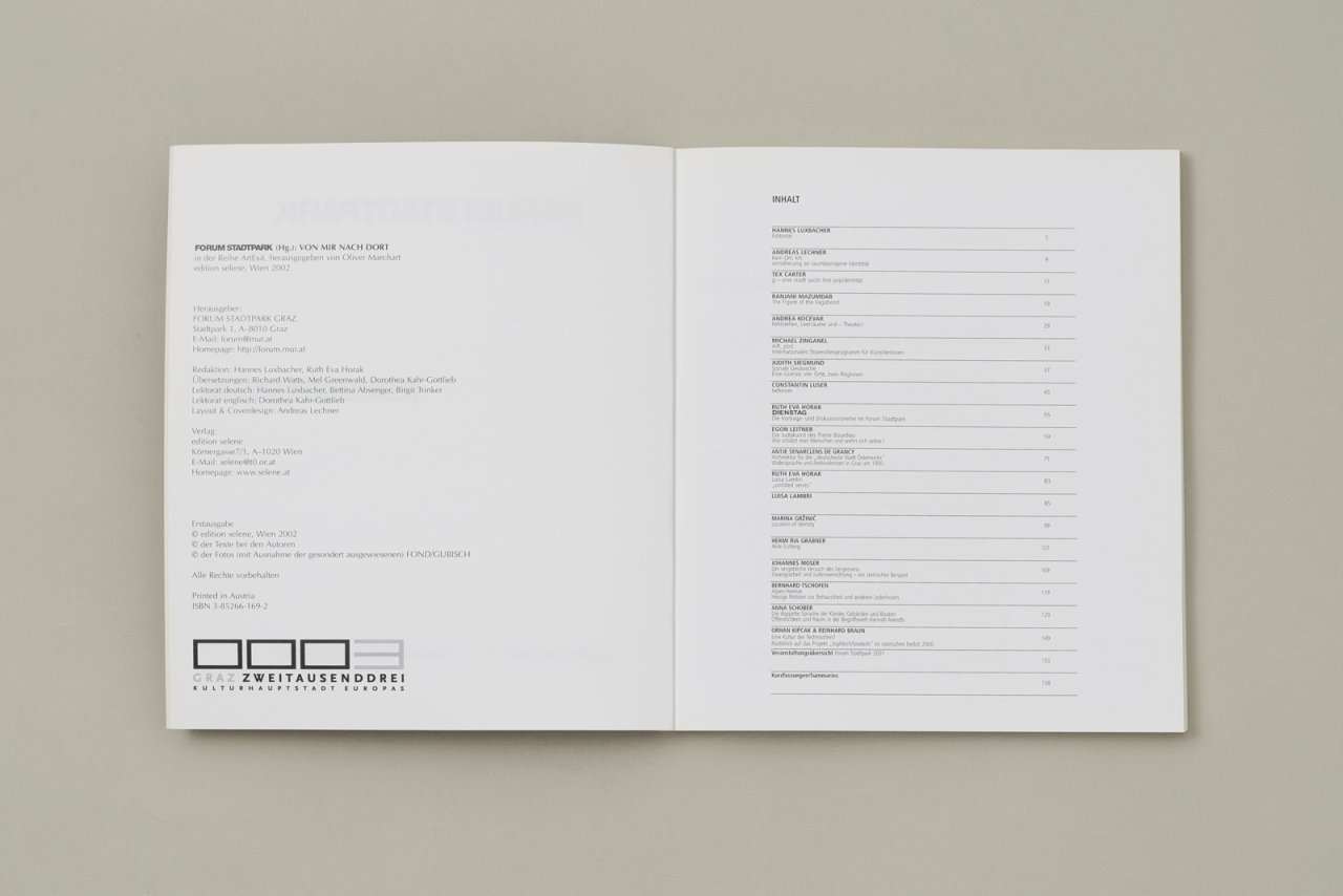 VON DORT NACH MIR. JAHRBUCH 2001 [STANDORT UND IDENTIT&Auml;T]