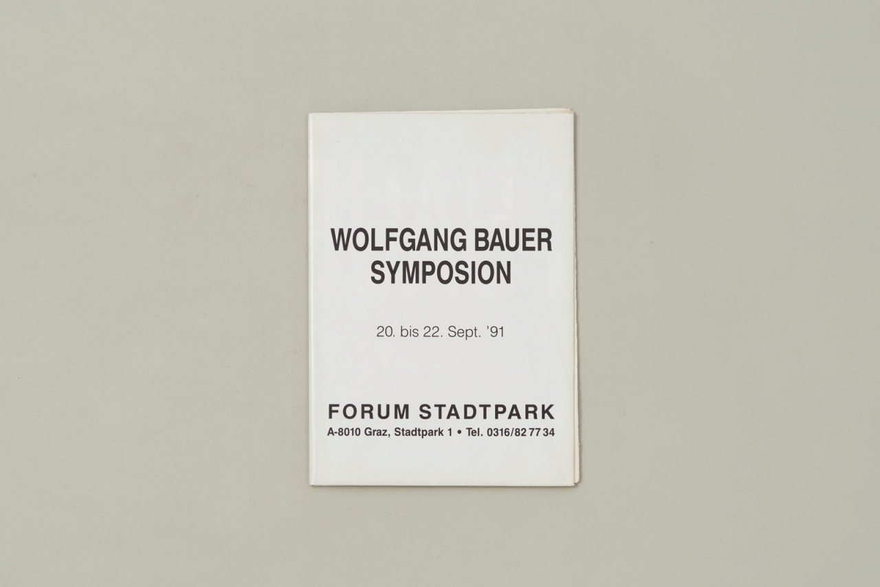 Wolfgang Bauer Symposion