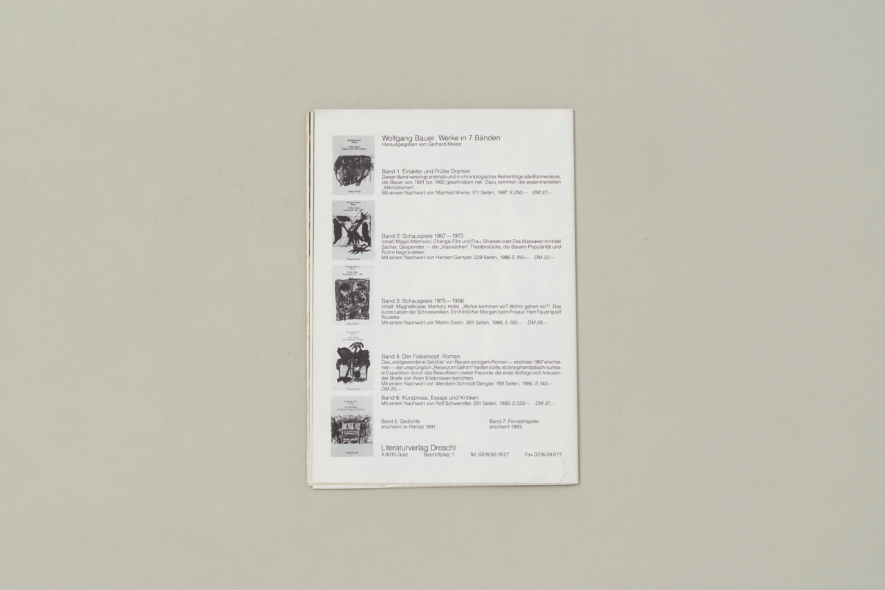 Wolfgang Bauer Symposion